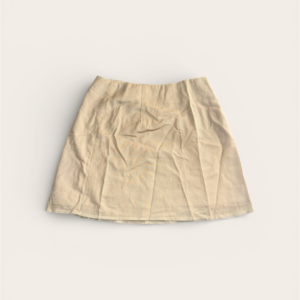 Princess Polly Cream Mini Skirt Size 4